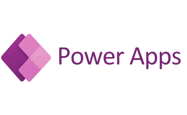 Logo platformy Microsoft Power Apps pro tvorbu firemních aplikací.